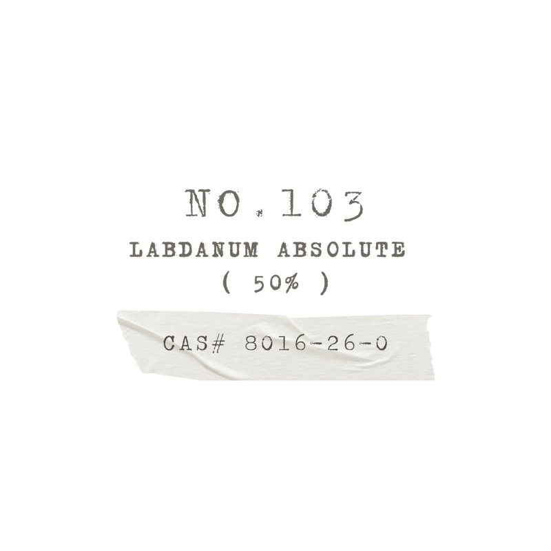 NO.103 Labdanum Absolute ( 50% )